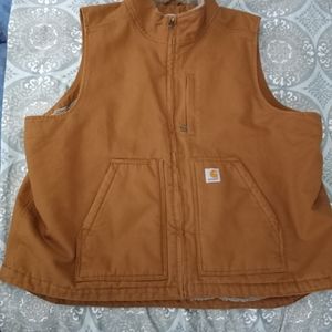 CARHARTT SHERPA-LINED MOCK NECK VEST